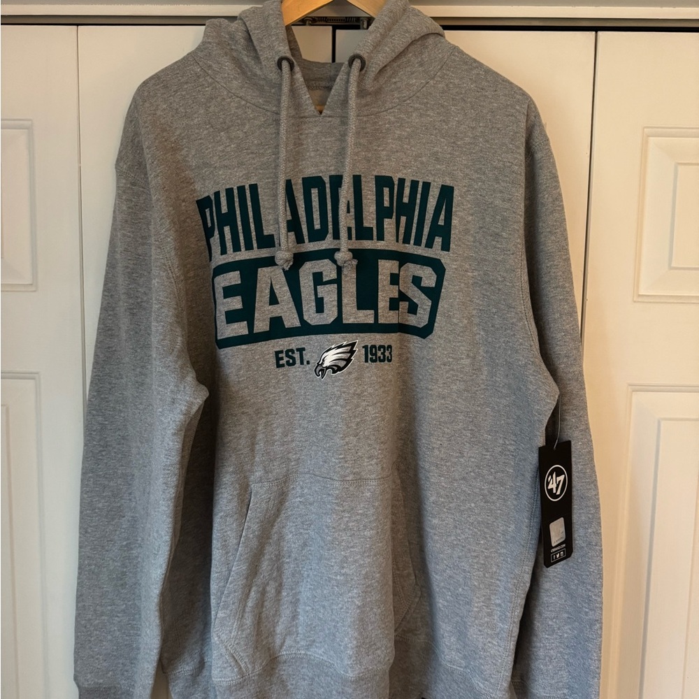 47 Brand Philadelphia Eagles Gray Sweatshirt XL